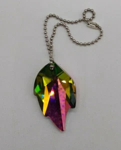 Swarovski Crystal Vitrail Light 32mm Leaf 8805 Ornament/ Suncatcher; RARE - Picture 1 of 3