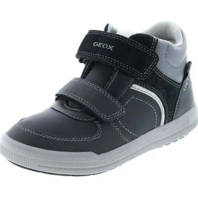 GEOX Boys Junior Arzach Black/Dark Grey Sneaker Boots j844ab05422c0005 - Image 1 of 4
