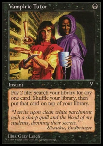MTG Magic the Gathering Vampiric Tutor (72/167) Visions HP - Picture 1 of 1