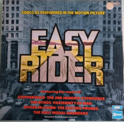 Easy Rider Hendrix Byrds Soundtrack Australia pressing 12'' vinyl Lp 1970 rare - Image 1 of 3