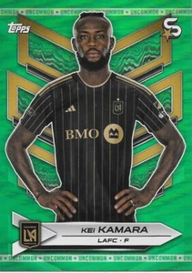 2024 Topps Superstars MLS KEI KAMARA lámina verde poco común -LAFC- #70 - Imagen 1 de 1