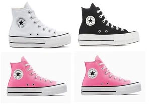 Converse Woman's Chuck Taylor All Star Lift Platform High top Sneakers - Picture 1 of 24