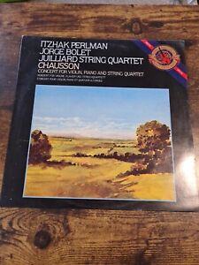 Itzhak Perlman - Violin - Jorge Bolet - Chausson- Concert Violin, Piano & String