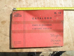 PARILLA SLUGHI OLIMPIA 4 T PARTI RICAMBIO MANUALE1958 EPOCA SPARE PARTS LIST 19 - Picture 1 of 5