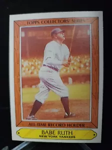 BABE RUTH 1985 TOPPS TCG ALL TIME RECORD HOLDER #31 NEW YORK YANKEES BASEBAL HOF - Picture 1 of 2