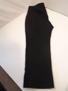 Chico's Pull On BlackStretch Ponte Knit Pants Leggings Ankle Pants Size 2S US 12 - Picture 1 of 4