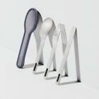 Nesting Cutlery Set - 3 Piece Stainless Steel Travel Cutlery Set by Black + Blum
