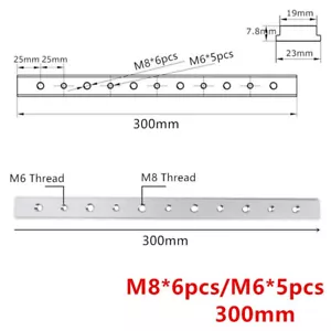Aluminium 12 Inch T-track T-slot Miter Jig Fixture Tool Slider Bar Woodworking - Picture 1 of 12