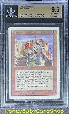 MTG Unlimited Edition 1993 Juggernaut BGS 9.5 GEM MINT Old School 93/94 - Image 1 of 4