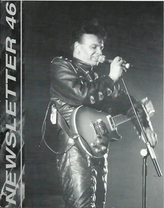 GARY NUMAN newsletter 46 GARY NUMAN FAN CLUB ISSUE - 12 Pages - Picture 1 of 3