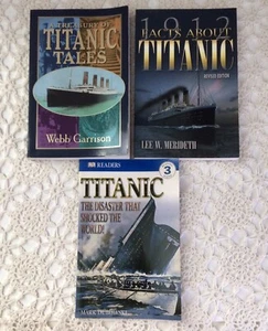Titanic (3) Paperback Books Tales & Facts Dubowski/Garrison/Merideth (Signed) - Picture 1 of 12