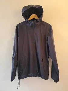 Rei Co-op Blue Windbreaker Jacket With Hood Snap Sleeves Size Small Unisex Adult - Picture 1 of 13