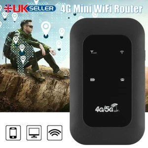 Pocket Wireless Mifi LTE Modem 4G Wifi Router With Sim Card Slot Mobile Hotspot- - Picture 1 of 12