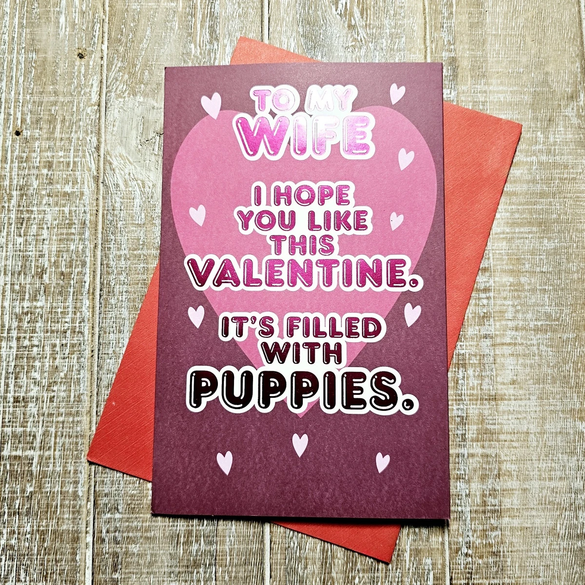 Tarjeta de San Valentín divertida para una novia, esposa, prometida, amante, feliz día de San Valentín, pareja sexy