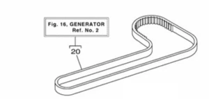 Correa de distribución Yamaha 6DA-W4624-00-00 con pernos de rotor F200B F200XB F175LA F150XCA - Imagen 1 de 1