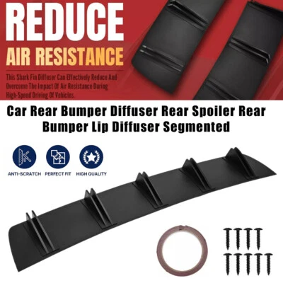 Rear Bumper Lip Diffuser Spoiler Splitter For BMW 3 Series E46 E90 E92 F31 F34 — 第 1/4 张图片