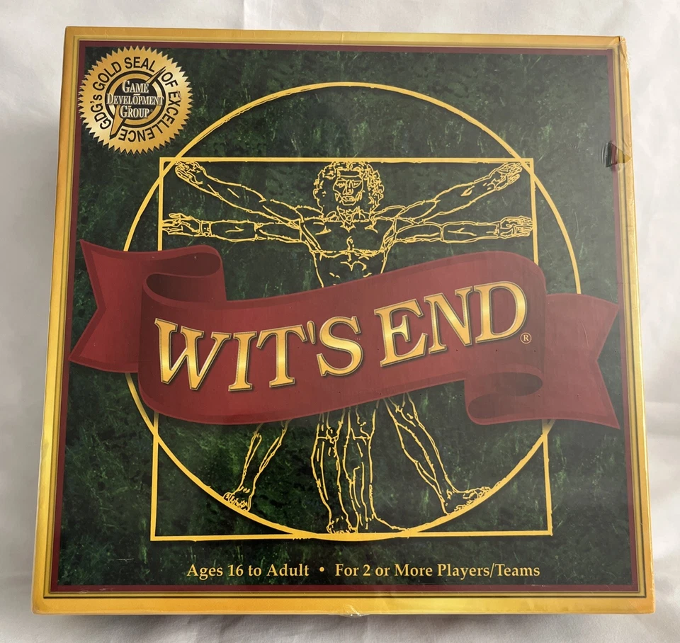 Wit's End Board Game Brand New Sealed Gold Seal Of Excellence 2013 - Image 1 of 3