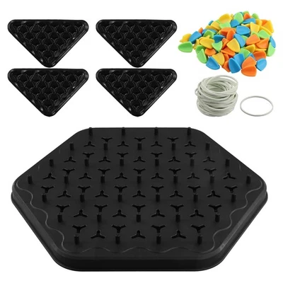 Chain Triangle Chess Game Triggle Rubber Band Game Educational Interactive2741 - Image 1 of 4