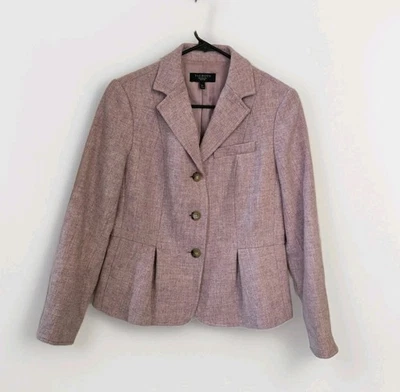TALBOTS PETITES 10P Dusty Pink Wool Jacket - Image 1 of 4