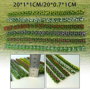6x Bandes de Fleurs Miniatures Artificielles Grappe de Fleurs Buissons de Fleurs - Picture 1 of 14