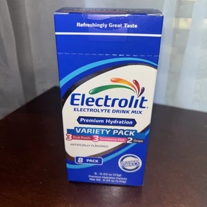 Electrolit Elektrolyt Pulver - Sorte 8er Pack Trinkgetränk Mix gentechnikfrei - Bild 1 von 6