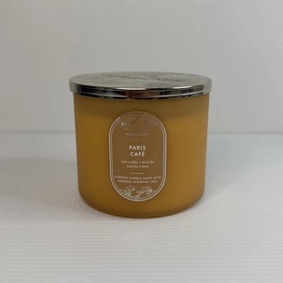 NUEVA vela White Barn Paris Café 3 mechas 14,5 oz Foto 1 de 4