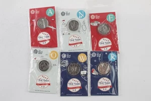 Royal Mint Uncirculated A-Z 10p Coin Hunt Coins Incomplete 2018 x6 - Picture 1 of 6