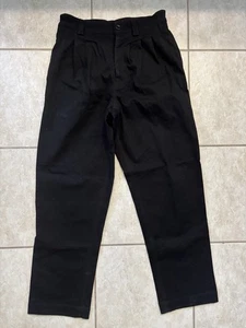 Hidden Characters Pleated Chino PANTS Black Men Size 32 Only The Song Survives - Picture 1 of 8