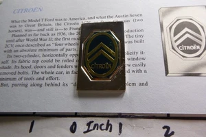 CITROEN FRANKREICH AUTOHERSTELLER EMAILLE FARBE OLDTIMER 1980 SILBERBARREN SELTEN 2C3 - Bild 1 von 4