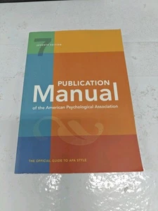 Publication Manual (OFFICIAL) 7th Edition of the American Psychological... - Picture 1 of 1