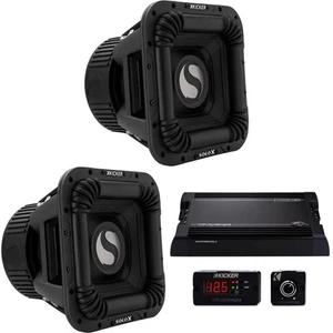 Kicker (2) 49L7X121 - SoloX L7X 12-Inch & WXA3600.1 Warhorse Mono Amplifier - Picture 1 of 7