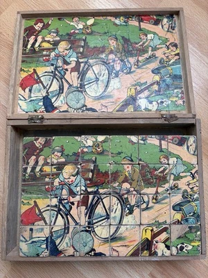 Jeux De Cubes Ancien (an20-30) Complet - Photo 1/4