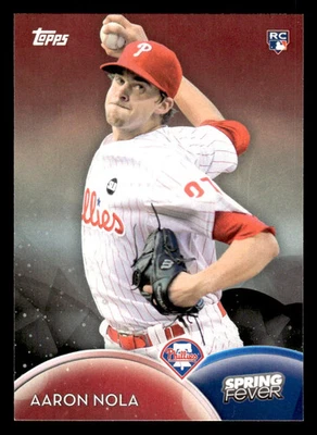 2016 TOPPS AARON NOLA SF-37 MINT SPRING FEVER RC BASEBALL PHILADELPHIA PHILLIES - Image 1 of 2
