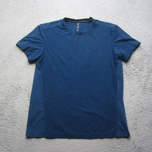 Ten Thousand Versatile Shirt Uomo Grande Blu Allenamento Atletico Performance Tee - Foto 1 di 13