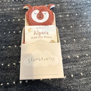 Slumberkins Alpaca Doll Plush & Book Stress Relief NEW  - Picture 1 of 3