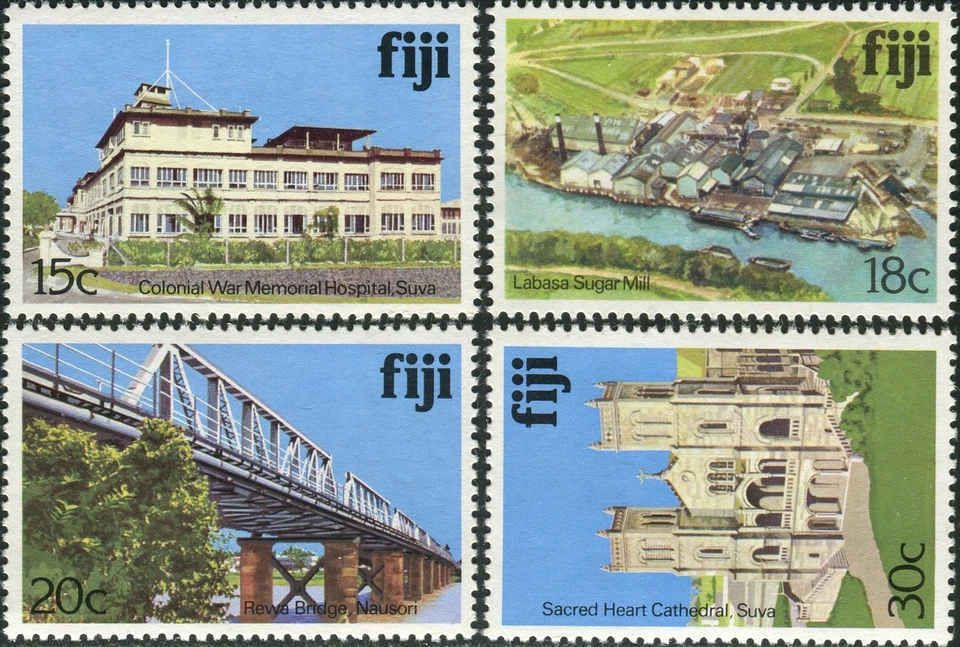 Fiji 1979 SG587A-590A arquitectura MNH Foto 1 de 1
