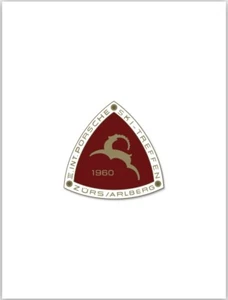 3rd int. 1960 Porsche Ski-Treffen Zurs Arlberg vinyl Decal - Picture 1 of 1