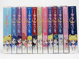 Sailor Moon Crystal blu-ray first limited edition 1-13 complete set Used box - Picture 1 of 9