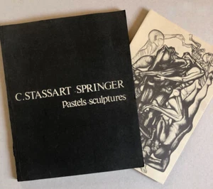 Claude Stassart-Springer — Exhibition Catalogue + Signed Invitation — 1977. - Picture 1 of 21