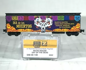 MICRO-TRAINS Z SCALE 51' BOX CAR MICRO-MOUSE DAY OF THE DEAD 54800140 - Picture 1 of 3