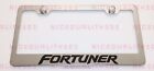 Fortuner Stainless Steel Finished License Plate Frame Holder Rust Free