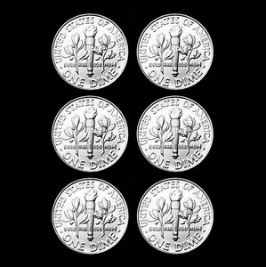 2010 2011 2012 P+D Roosevelt Dime Sets ~ Uncirculated from Bank Rolls (3 Years) - Picture 1 of 1