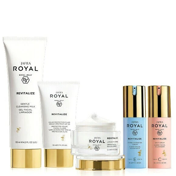 Jafra Royal Jelly Revitalize with Creme Set 5 Pcs New & Sealed - Image 1 of 1