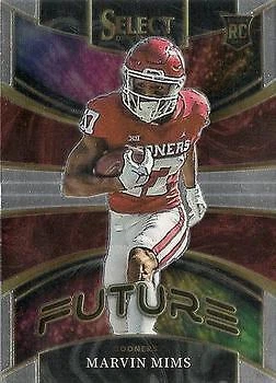 2023 Panini Select Draft Picks #FUT-20 Marvin Mims Future RC - Image 1 of 2