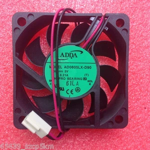 NEW ADDA AD0605LX-D90 DC 5V 0.21A 2-pin 60x60x15mm Server Square Cooling Fan - Picture 1 of 4