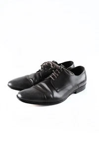 Zapatos formales originales Dolce&Gabbana de cuero gris para hombre en talla 43EU, 10US, 9UK, H1897 - Imagen 1 de 8
