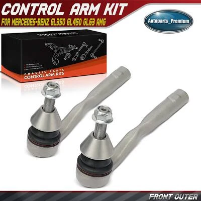 2x Front Outer Tie Rod End for Mercedes-Benz GL350 GL450 GL63 AMG GLE350 GLS350d - Image 1 of 4