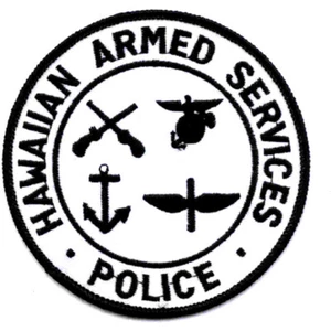 Hawaiian Armed Services Police Joint Services Patch - Picture 1 of 6