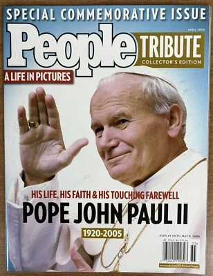 People Tribute Magazine – Pope John Paul II Commemorative Issue April 2005 - Image 1 of 2