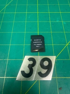 LAND ROVER/JAGUAR NAVIGATION SD CARD  FK72 10E898 BC REGION 2 NORTH AMERICA  OEM - Image 1 of 4